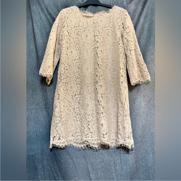Joie Lace Mini Dress in Light Pink - Picture 12 of 15